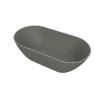 Vrijstaand Ligbad Arcqua Cusco 175x85x55 cm Mat Beton Vrijstaand Ligbad Arcqua Cusco 175x85x55 cm Mat Beton