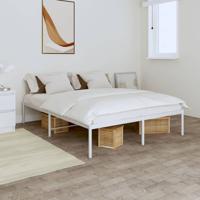 Bedframe metaal wit 160x200 cm