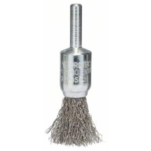 Bosch Accessories Penseelborstel, gegolfd, roestvrij, 0,2 mm, 15 mm, 4500 omw/min Schacht-Ø 6 mm 2608622126 1 stuk(s)