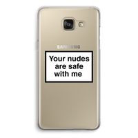 Safe with me: Samsung Galaxy A5 (2016) Transparant Hoesje Safe with me: Samsung Galaxy A5 (2016) Transparant Hoesje