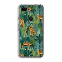Luipaard 2: Google Pixel 3a Transparant Hoesje