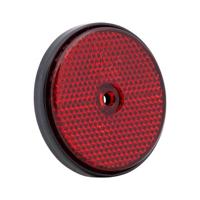 Ronde Reflector 60 mm. rood