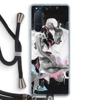 Camouflage de sommeil: Sony Xperia 5 II Transparant Hoesje met koord