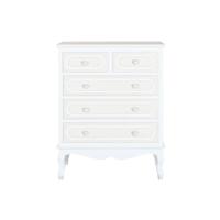 Ladekast Home ESPRIT Wit Beige Romantiek 80 x 42 x 105 cm