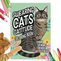 grappige kitty memes kleurboek voor volwassen ontspanning - hilarische vloekende kattenontwerpen voor stressverlichting en ontspanning - cadeau voor kattenliefhebber Lightinthebox