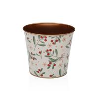 Bloempot Versa Metaal Minimalist Bessen 13,3 X 11,3 X 13,3 CM