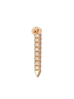 MARIA TASH boucle d'oreille Eternity Bar en or 18ct ornée de diamants
