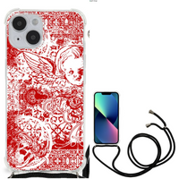 Extreme Case iPhone 14 Angel Skull Rood