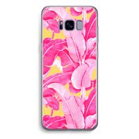 Pink Banana: Samsung Galaxy S8 Plus Transparant Hoesje