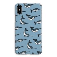 Narwhal: iPhone XS Max Volledig Geprint Hoesje