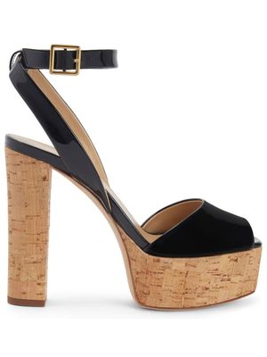 Giuseppe Zanotti sandales Betty à plateforme 120 mm - Noir