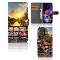 Motorola Moto G54 | Flip Cover | Amsterdamse Grachten
