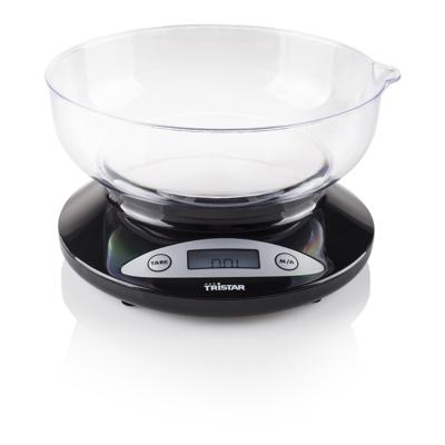 Tristar KW-2430 Keukenweegschaal Digitaal Met schaalverdeling Weegbereik (max.): 2 kg