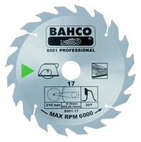 Bahco cirkelzaagblad hardmetalen tanden | 8501-31 - 8501-31