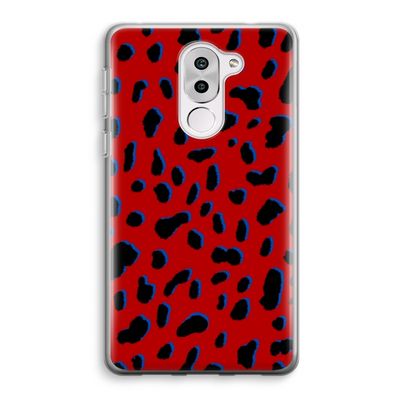 Red Leopard: Honor 6X Transparant Hoesje