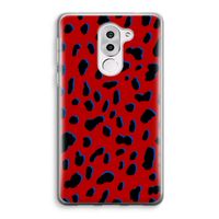 Red Leopard: Honor 6X Transparant Hoesje Red Leopard: Honor 6X Transparant Hoesje