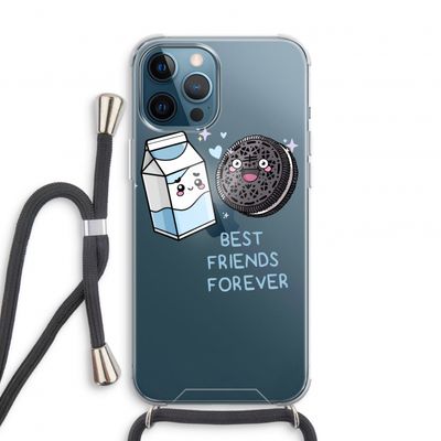 Best Friend Forever: iPhone 12 Pro Transparant Hoesje met koord