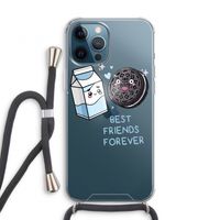 Best Friend Forever: iPhone 12 Pro Transparant Hoesje met koord