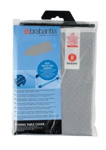 Brabantia Strijkplankhoes B, 124x38 cm, toplaag - Metallic