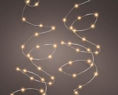 Microled kerstverlichting 120 lamps klassiek warm