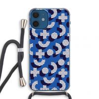 8-bit N°5: iPhone 12 mini Transparant Hoesje met koord
