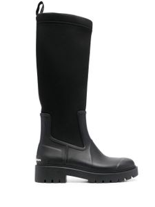 Calvin Klein bottes en néoprène - Noir