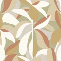 Cristiana Masi Energie Behang met abstracte bladerenprint - 30105
