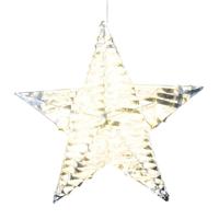 Verlichte Ster Hangend Zilver 300 LED Gehlmann - Gehlmann Verlichte Ster Hangend Zilver 300 LED Gehlmann - Gehlmann
