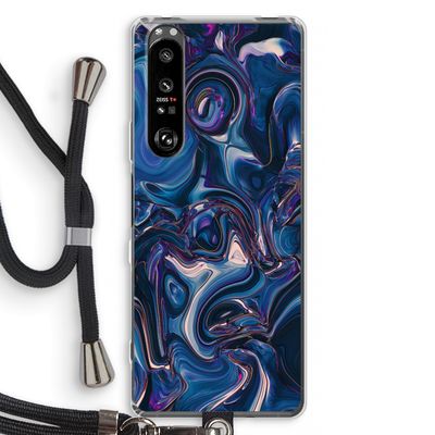 Mirrored Mirage: Sony Xperia 1 III Transparant Hoesje met koord