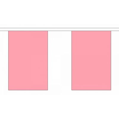 Roze vlaggenlijnen van polyester