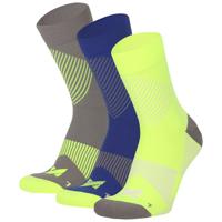 Xtreme Compressiesokken Quarter 3-pack Multi Yellow-45/47