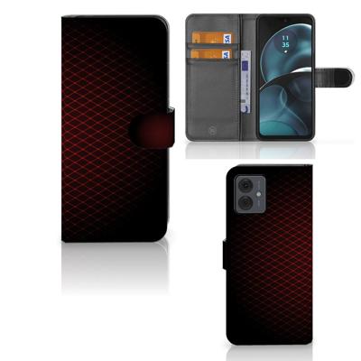 Motorola Moto G14 | Telefoon Hoesje | Geruit Rood