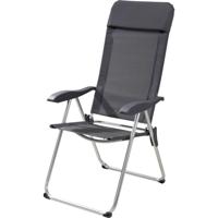 Campingstoel grijs 69x58x111cm