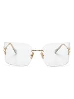 Miu Miu Eyewear 54YS rimless - Or