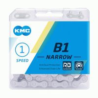 KMC Ketting 1/2x3/32 112s B1 Narrow RB mat zilver 5/6v - thumbnail