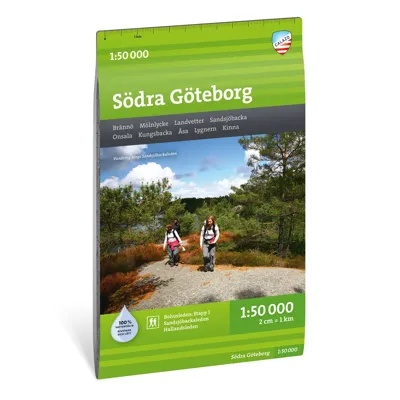 Wandelkaart - Fietskaart Terrängkartor Södra Göteborg - westkust Zweden | Zweden | Calazo
