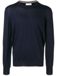 Brunello Cucinelli crew neck jumper - Bleu