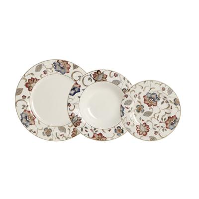 Serviesset Queen´s By Churchill Jacobean Multicolour Keramisch 12 Onderdelen