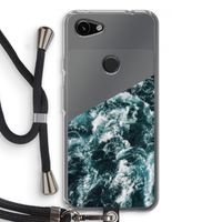 Zee golf: Pixel 3a Transparant Hoesje met koord