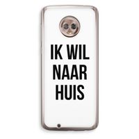 Ik wil naar huis: Motorola Moto G6 Transparant Hoesje