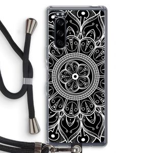 Roses Are Red: Sony Xperia 5 Transparant Hoesje met koord