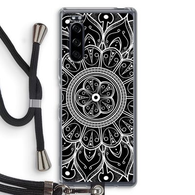 Roses Are Red: Sony Xperia 5 Transparant Hoesje met koord
