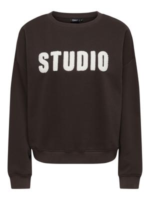 Only Onlsweat Life L/s Crew O.size State Noos 15254183 Sweater 5020613 Coffee Bean Studio - Terry