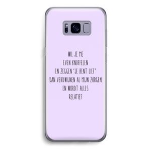 Relatief: Samsung Galaxy S8 Transparant Hoesje