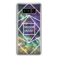 Negenduust ruimte: Samsung Galaxy Note 8 Transparant Hoesje