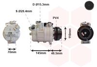 Van Wezel Airco compressor 0600K309