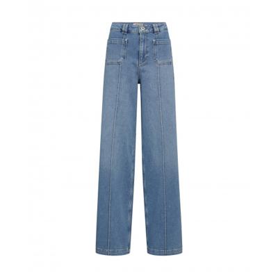 Mos Mosh - Blauw | Dames | Jeans | Blauw | 34 | regular | Kamst mode