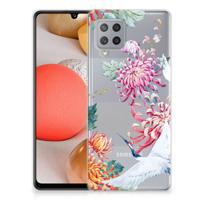 Samsung Galaxy A42 | TPU Hoesje | Bird Flowers
