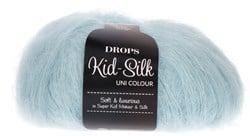 Drops Kid Silk Uni Colour 058 Aquamarijn