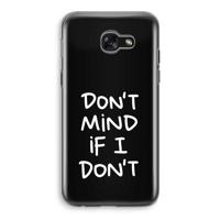 Don't Mind: Samsung Galaxy A5 (2017) Transparant Hoesje